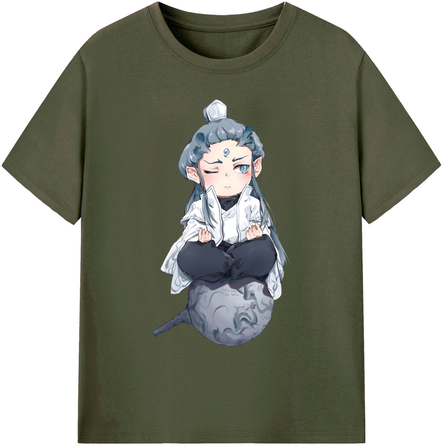 （画像用） Ne Zha 2 ナタ 魔童の大暴れ 綿100％ メンズ半袖Tシャツ｜肌触りやわらか＆通気性